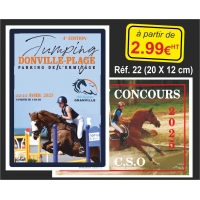 Plaque PVC Réf. 22 (20 x 12 cm)